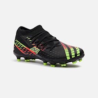 Zapatillas New Athletic Football Slabs58 Negro Con Naranja Juvenil