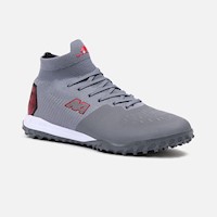 Zapatillas New Athletic Football Slabs79 Gris Con Rojo Hombre