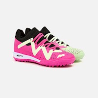 Zapatillas New Athletic Football Agipro86 Fucsia Con Verde Menta Niño