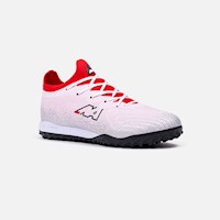 Zapatillas New Athletic Football Slabs93 Crema Con Rojo Niño