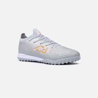 Zapatillas New Athletic Football Slabs93 Gris Con Naranja Niño