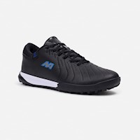 Zapatillas New Athletic Football Cronos112 Negro Con Turquesa Juvenil