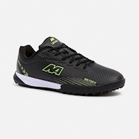 Zapatillas New Athletic Football Urano115 Negro Con Verde Neón Hombre