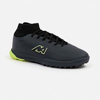 Zapatillas New Athletic Football Olympic118 Plomo Con Negro Hombre