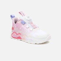 Zapatillas New Athletic Lifestyle Teens Sking106 Blanco Con Rosado Niña