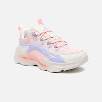 Zapatillas New Athletic Lifestyle Chunky121 Rosado Mujer