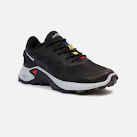 Zapatillas New Athletic Outdoor Monter Ttr32 Negro Con Gris Claro Mujer