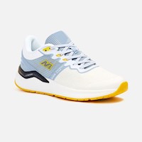 Zapatillas New Athletic Running Ittengom47 Blanco Con Gris Hombre