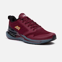 Zapatillas New Athletic Running Actiflex61 Vino Con Gris Hombre