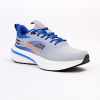 ZAPATILLAS NEW ATHLETIC RUNNING ACTIVIDS76 GRIS CLARO CON AZUL PARA HOMBRE