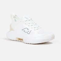 Zapatillas New Athletic Running Spoom79 Blanco Con Beige Hombre