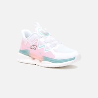 Zapatillas New Athletic Running Teens Sweet103 Blanco Con Rosado Niña