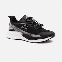 Zapatillas New Athletic Running Speed128 Negro Con Blanco Hombre