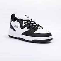 ZAPATILLAS NEW ATHLETIC SKATEBOARDING FLIP22 NEGRO CON BLANCO PARA MUJER