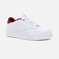 Zapatillas New Athletic Skateboarding Forescul86 Blanco Con Guinda Hombre