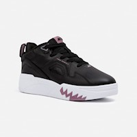 Zapatillas New Athletic Skateboarding Kuel104 Negro Con Uva Mujer