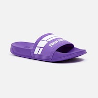 Sandalias New Athletic Htg01 Morado Con Blanco Mujer