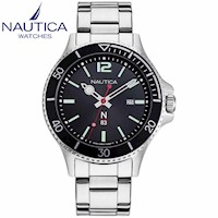 Reloj Nautica N83 Accra Beach NAPABS910 Para Hombre Fecha Dial Negro