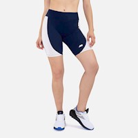 Biker New Athletic Natalia Azul Oscuro Con Blanco Mujer