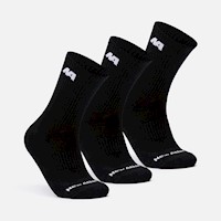Medias Pack De 3 New Athletic Canillera48 Negro Unisex