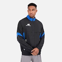 Cortaviento New Athletic Warry Negro Con Turquesa Hombre