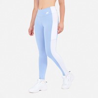 Legging New Athletic Luz Celeste Con Blanco Mujer