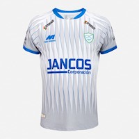 Camiseta Comerciantes FC Alterna Blanco Con Gris Hombre