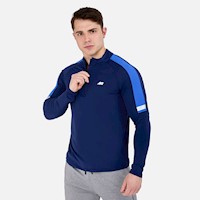 Polo Calentador Ml New Athletic Arian Azul Oscuro Hombre