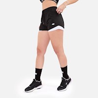 Short New Athletic Halley Negro Mujer