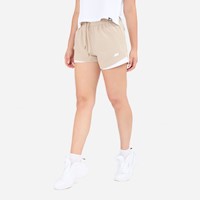 Short New Athletic Halley Beige Con Blanco Mujer