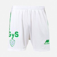 Short Comerciantes FC Oficial 2025 Blanco Con Verde Hombre
