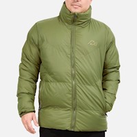 CASACA NEW ATHLETIC BOMBER VERDE MILITAR HOMBRE