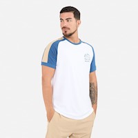 Polo Mc New Athletic West Blanco Con Azul Hombre