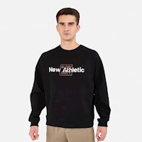 Polera New Athletic Glory Negro Hombre