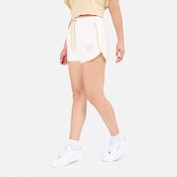 Short New Athletic Ruby Blanco Con Beige Mujer