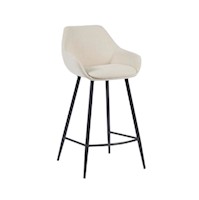 Silla Alta de Bar Kai Beige