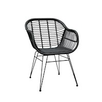 Silla de Terraza Nanilin Negro