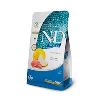 N&D Ocean Gatos Adultos Castrados Salmón y Melón 1.5 Kg