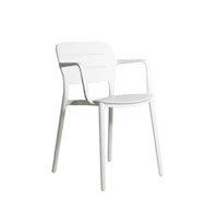 Silla de Comedor Gasco de Plástico Blanco