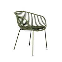 Silla de Comedor Colme de Polipropileno Verde