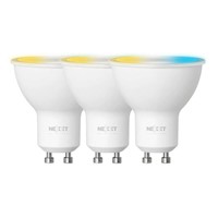 Nexxt - Foco LED NHB-W320 3-PACK Smart WiFi Luz Cálida