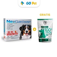 Nexgard Perros 25.1 Kg a 50 Kg x 3 + GRATIS Snack Cookie Dogster