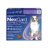 Nexgard Spectra L (15-30 Kg) x 3 Tabletas