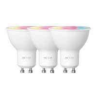 Nexxt - Foco LED NHB-C320 3-PACK Smart WiFi Multicolor