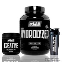 Isolate Hydrolizada 5lb Chocolate+Creatina Lab 500gr+Shaker