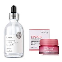 PACK SERUM NIACINAMIDE LAIKOU Y BALSAMO HIDRATANTE PARA LABIOS BIOAQUA