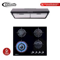 COMBO ENCIMERA NINA60 + CAMPANA CK601NE