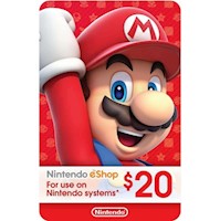 Nintendo Eshop Card $20 USA- Eshop 20 USD [Digital]
