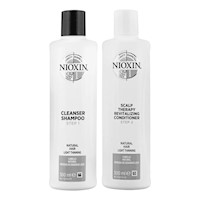 Nioxin-1 Shampoo Densificador + Acondicionador Para Cabello Natural 300ml