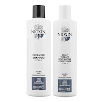 Nioxin-2 Shampoo Densificador + Acondicionador Para Cabello Natural 300ml